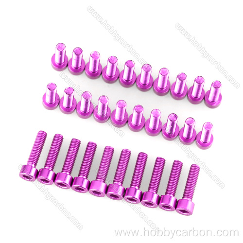 Aluminum Anodized Hex Socket Head Cap Screw